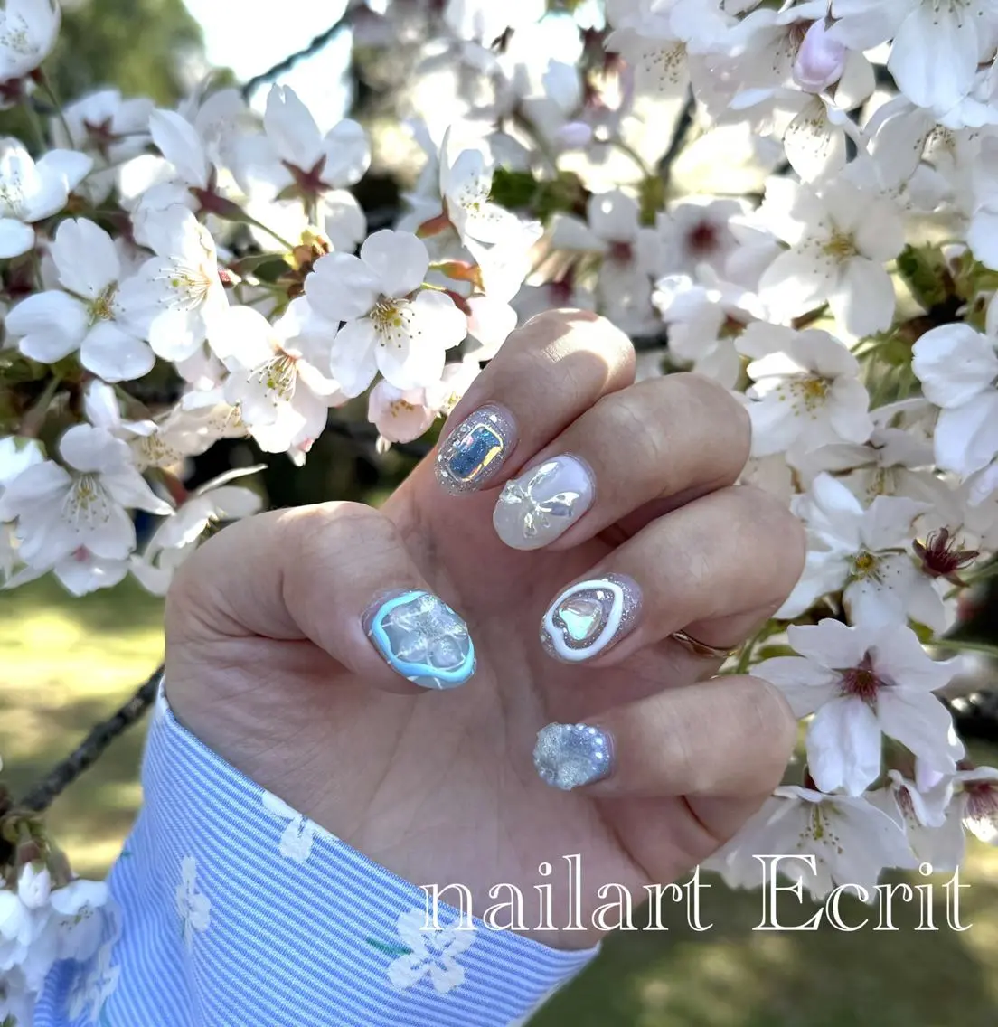 ネイル アートネイル ハンドネイル nailart ecritのネイルデザイン