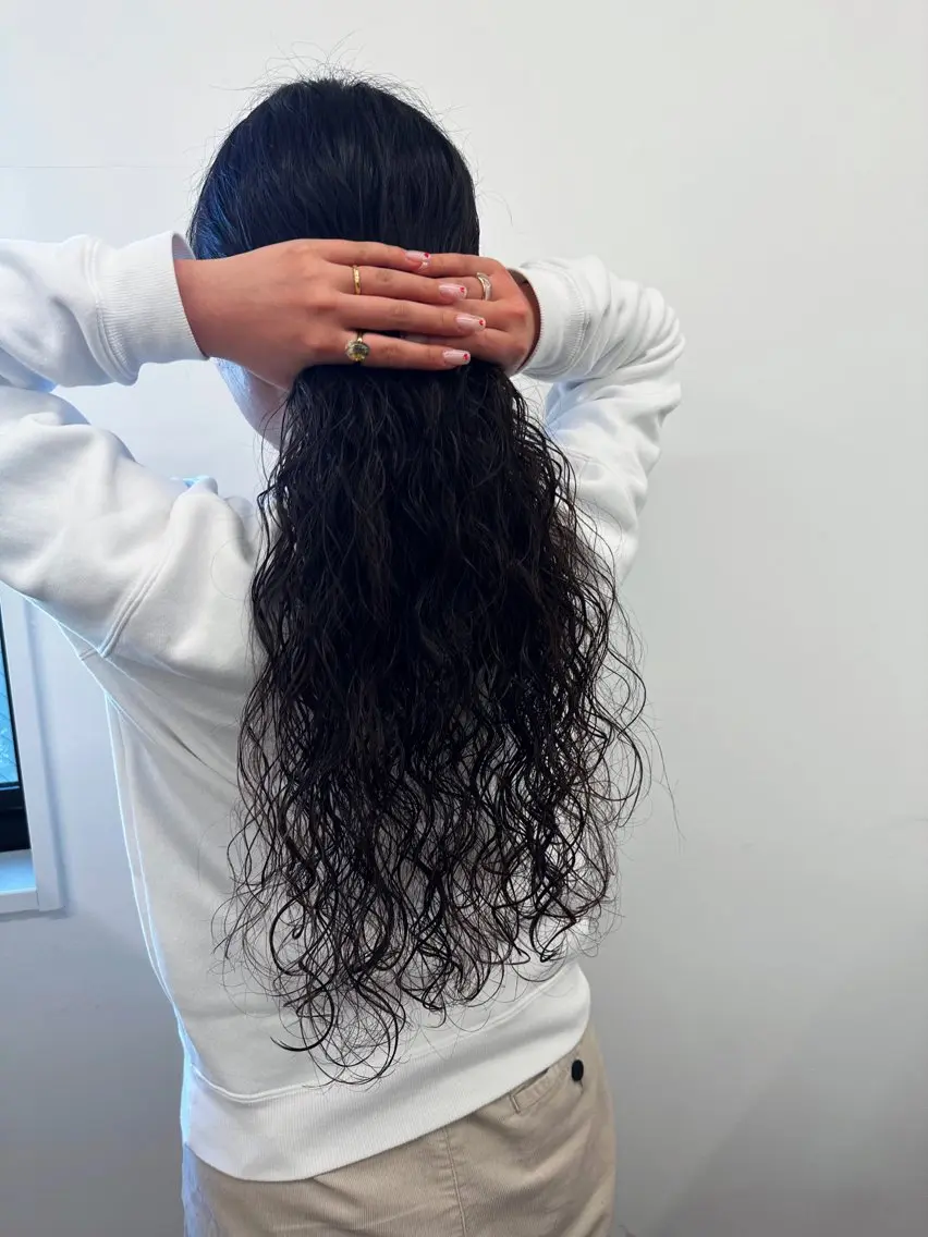ロング カラー パーマ キッズ カット パーマ トリートメント オトナヘア🌸 harukaのヘアスタイル