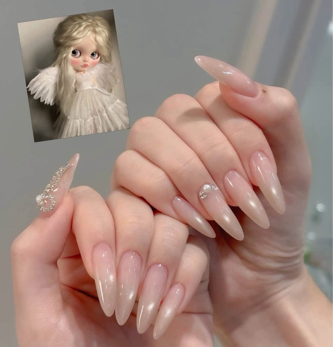 ロング 韓国風ヘア ロング ハンドネイル ハンドケア CHIBI NAIL SALON 船橋のネイルデザイン