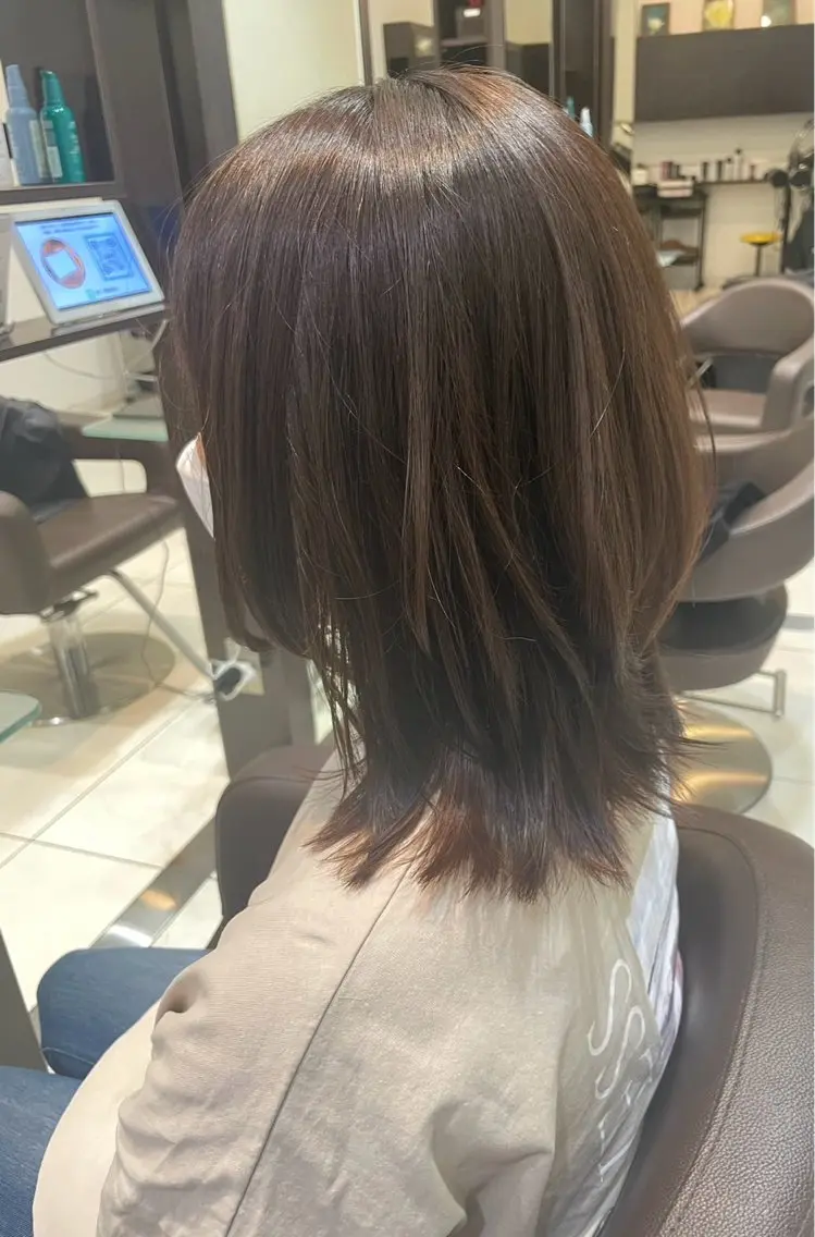 ミディアム Quol🩵 このか 🩵のヘアスタイル