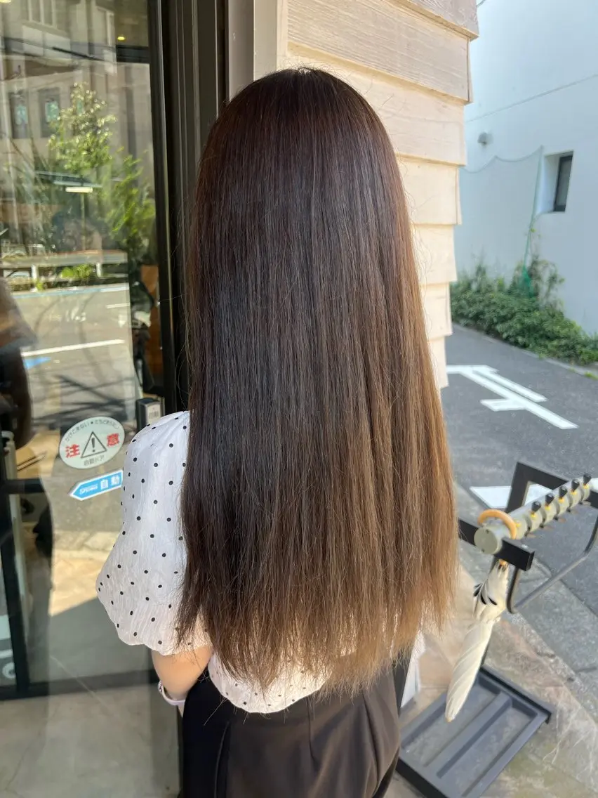 カラー ブラウンカラー ヘアカラー Miyuu 『藤沢』のヘアスタイル