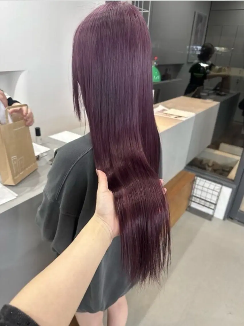 ロング カラー ヘアカラー runa｜color 🩰straightのヘアスタイル