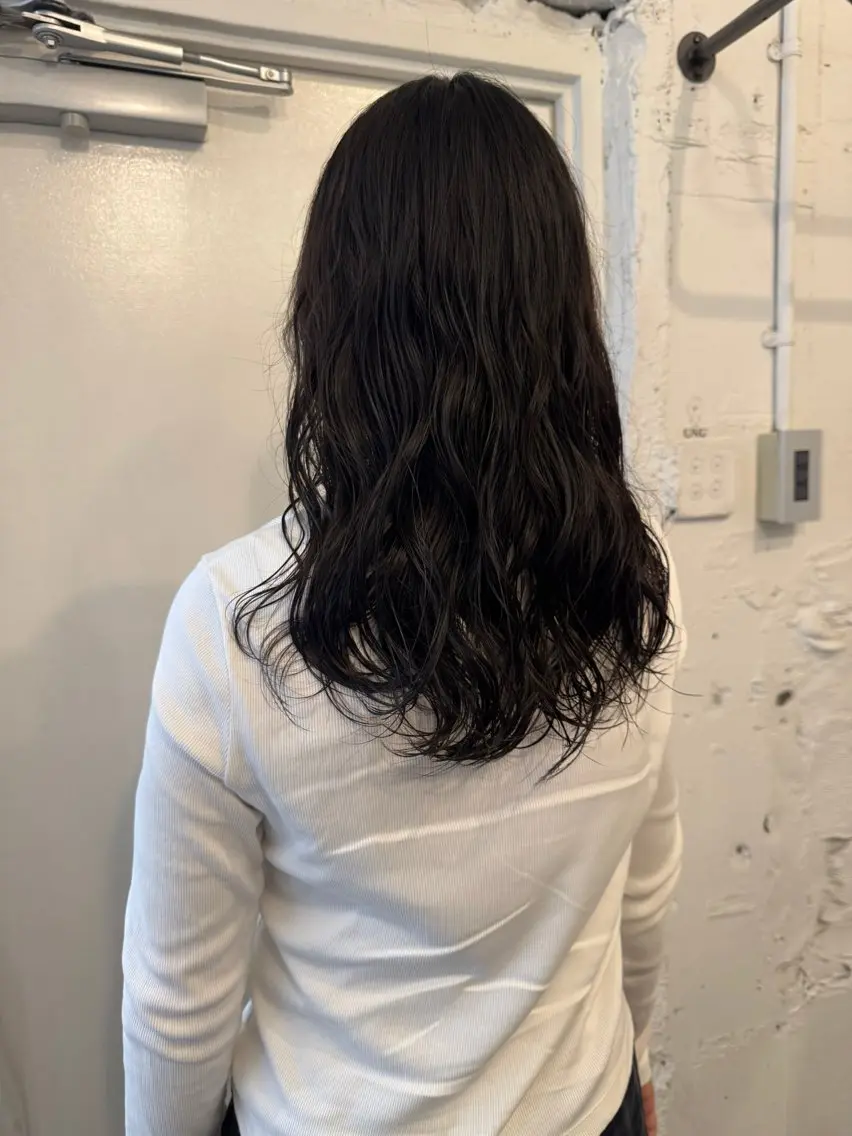 セミロング パーマ セミロングパーマ ☆unu☆ ナナミのヘアスタイル