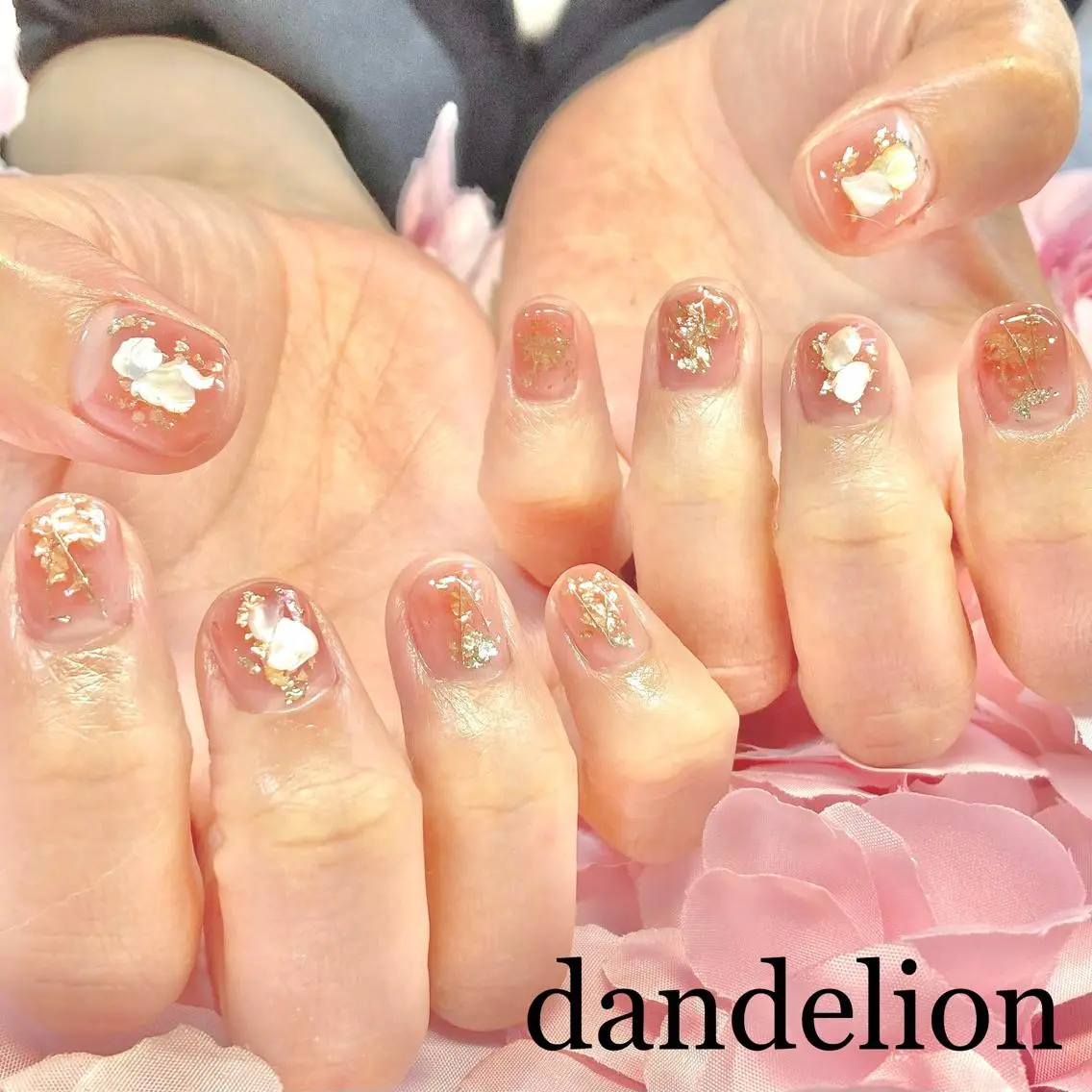 ネイル ハンドネイル ハンドケア dandelion ダンデライオンのネイルデザイン