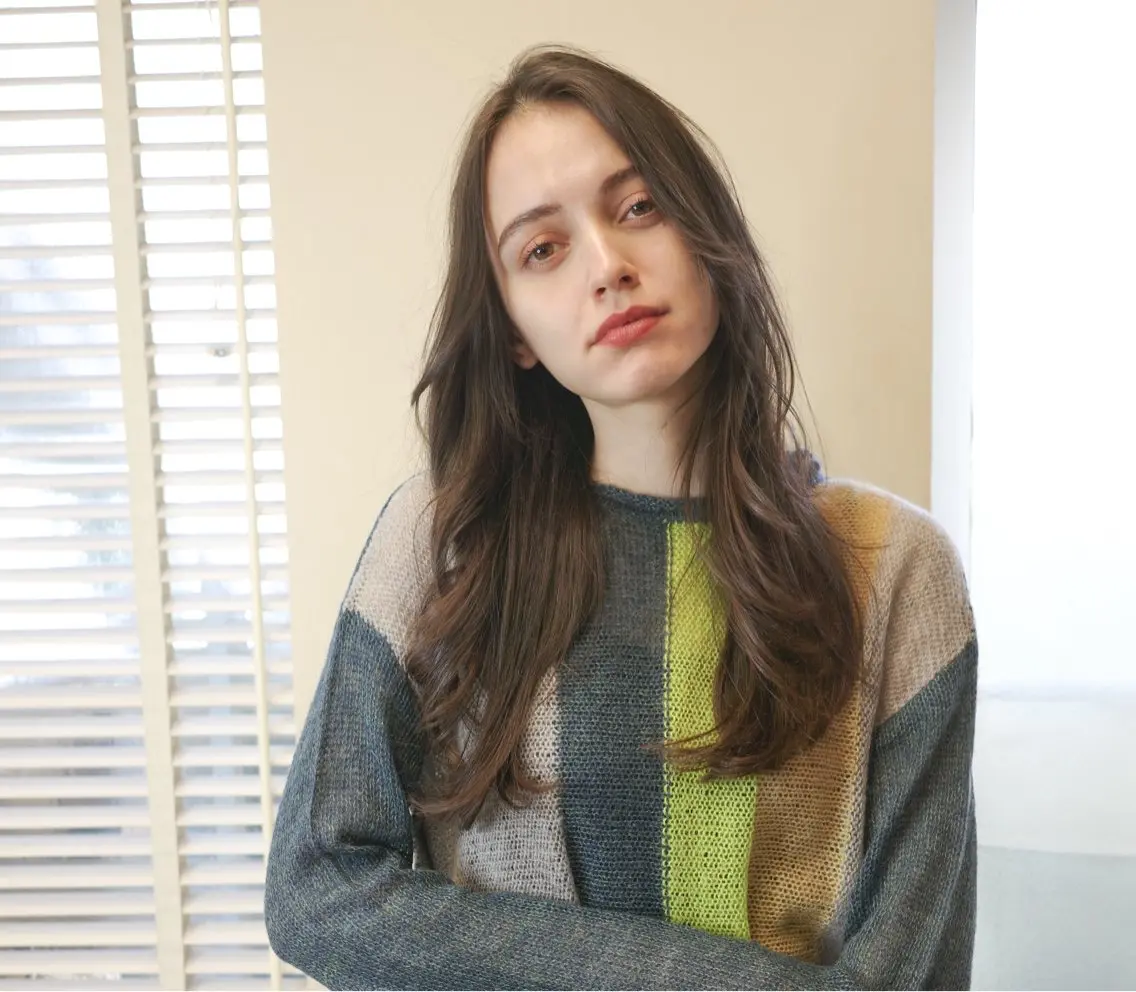 セミロング カラー ヘアアレンジ カット ヘアカラー トリートメント OPUSダブルカラー ケアブリーチのヘアスタイル