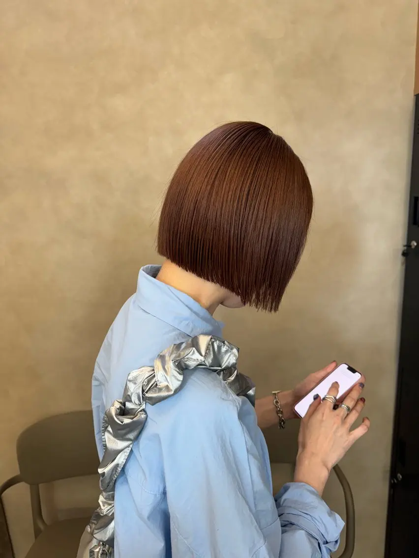 ショート 韓国風レイヤー/新潟 /小新/愛咲🎀のヘアスタイル
