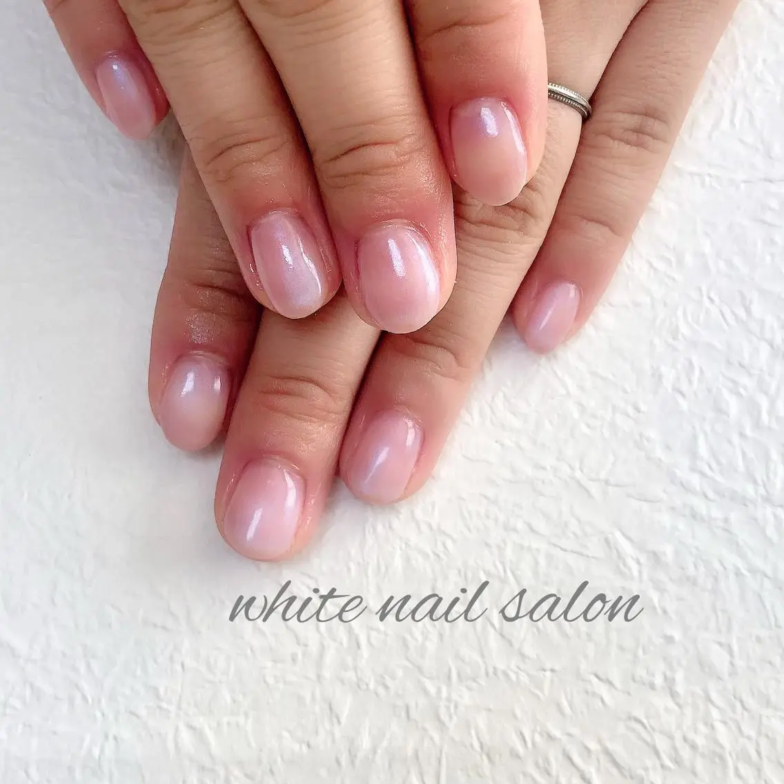 ネイル アートネイル フレンチネイル ジェルネイル ハードジェル 持ち込み white nail salonのネイルデザイン