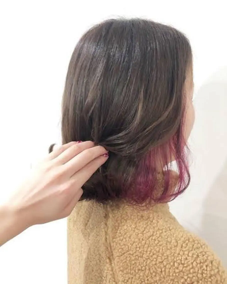 ﾟ+o｡◈｡o+ﾟカット✂︎＋インナーカラー🌈ブリーチ込みの写真