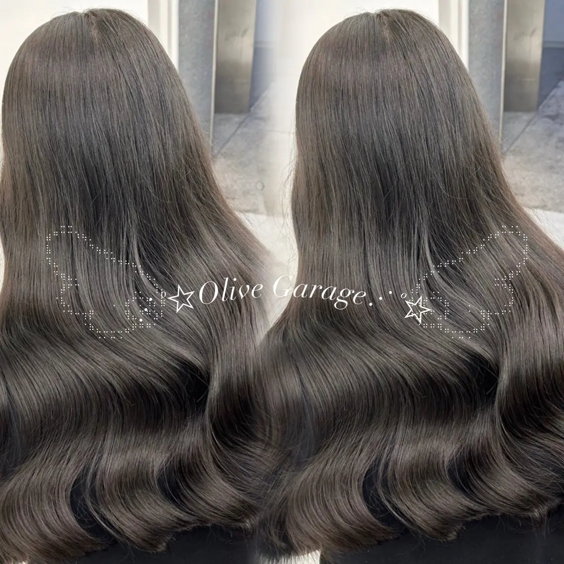 ロング カラー ヘアアレンジ ヘアカラー トリートメント 透明感暗髪カラー🦦 おとは🫧のヘアスタイル