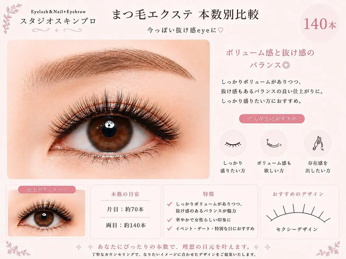 マツエク・マツパ マツエク Eyelash 予約受付スキンプロのマツエク・マツパデザイン
