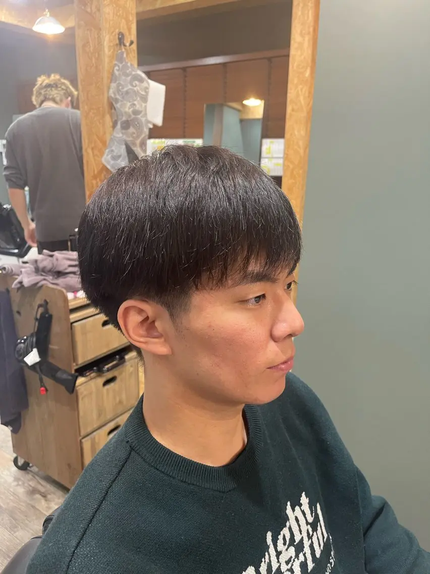 ミディアム メンズ 💈BARBER💈 梶川翔汰のヘアスタイル
