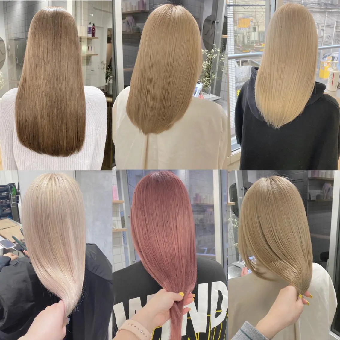 【😆人気NO.1🌈】ダメージ95%カット❤️‍🔥ケアブリーチ＋透明感艶感カラー+Aujua1ステップTRつき💛の写真