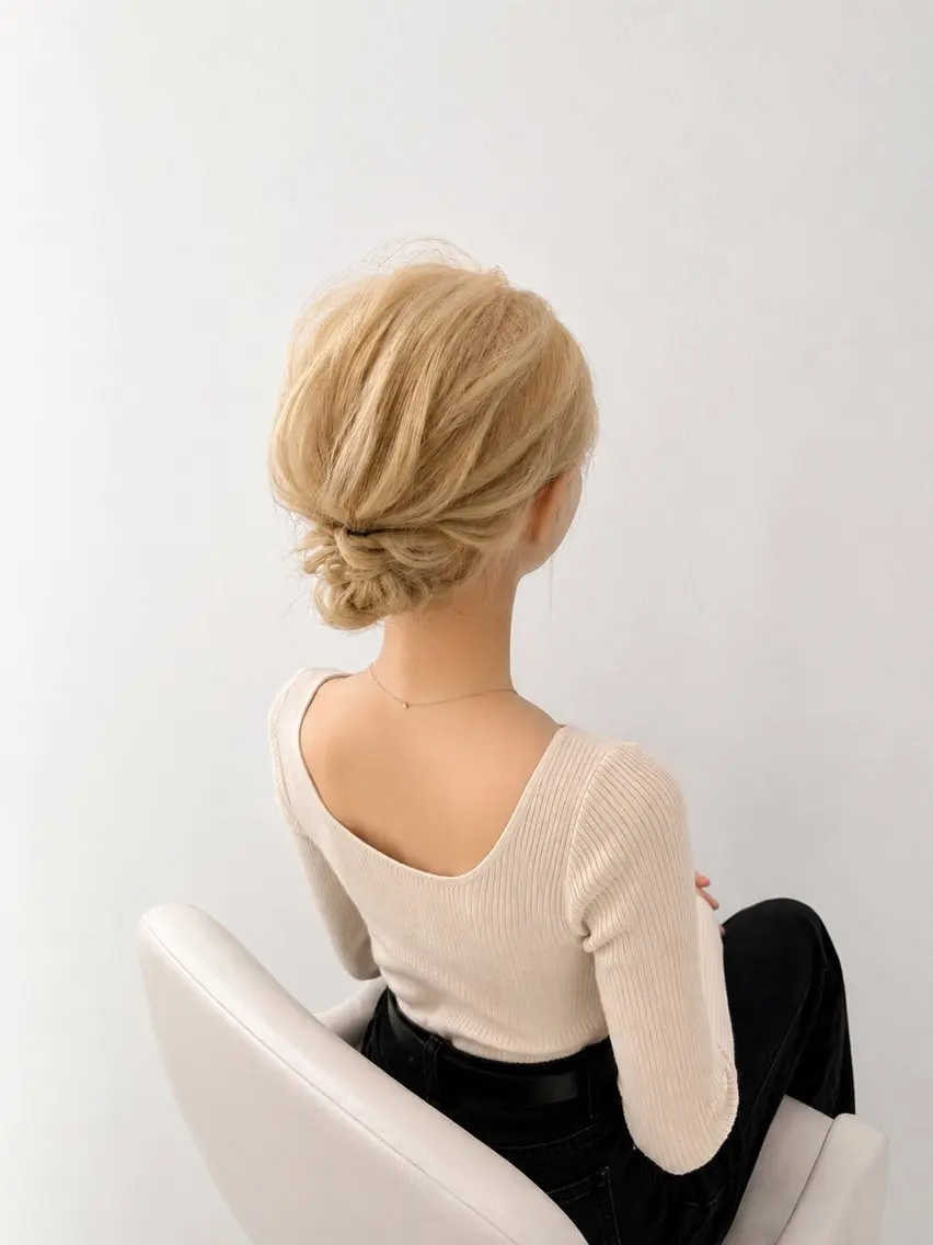 セミロング ヘアアレンジ 光武 歩乃果のヘアスタイル