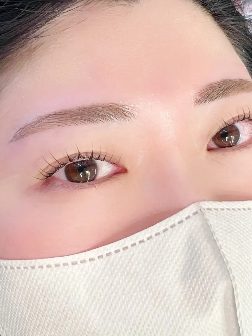 マツエク・マツパ 一重×まつ毛パーマ qup eyelash井畑のマツエク・マツパデザイン