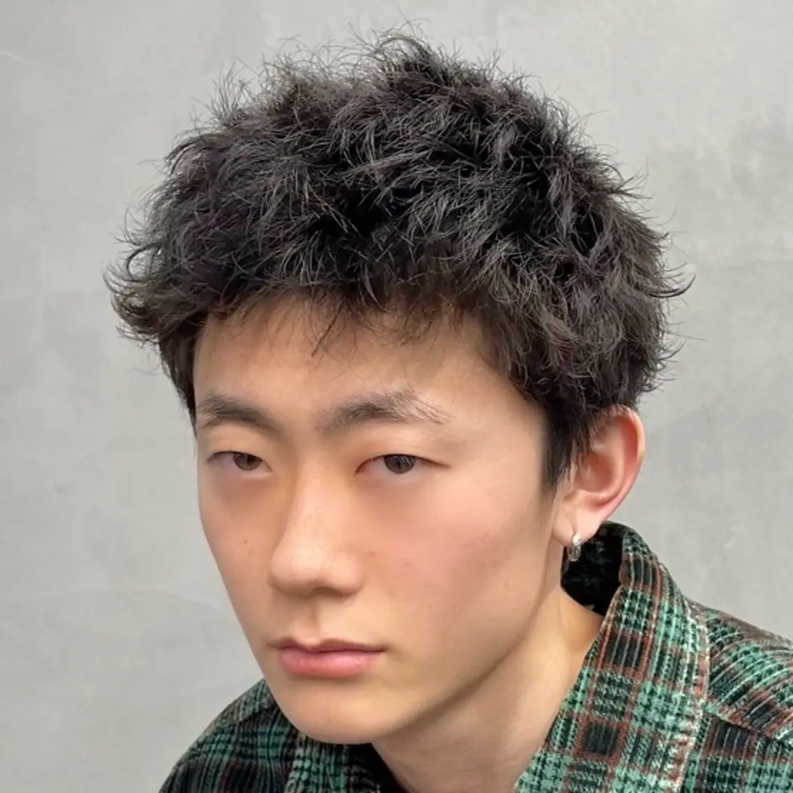 ショート パーマ ヘアアレンジ メンズ fifth 石川 凪のヘアスタイル