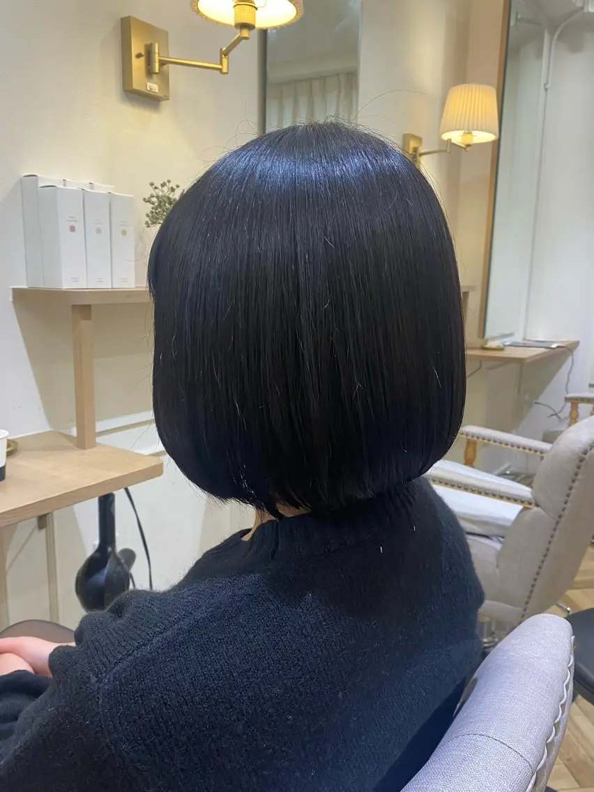 ショート カラー ボブ 韓国ヘア・カラー 🩵SHIZUKUのヘアスタイル
