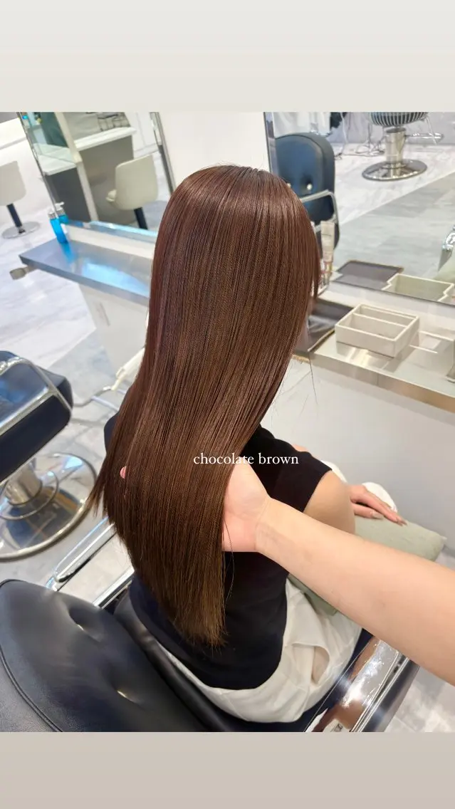 ロング カット ヘアカラー Parve Mix/ 平 奈果🎀のヘアスタイル