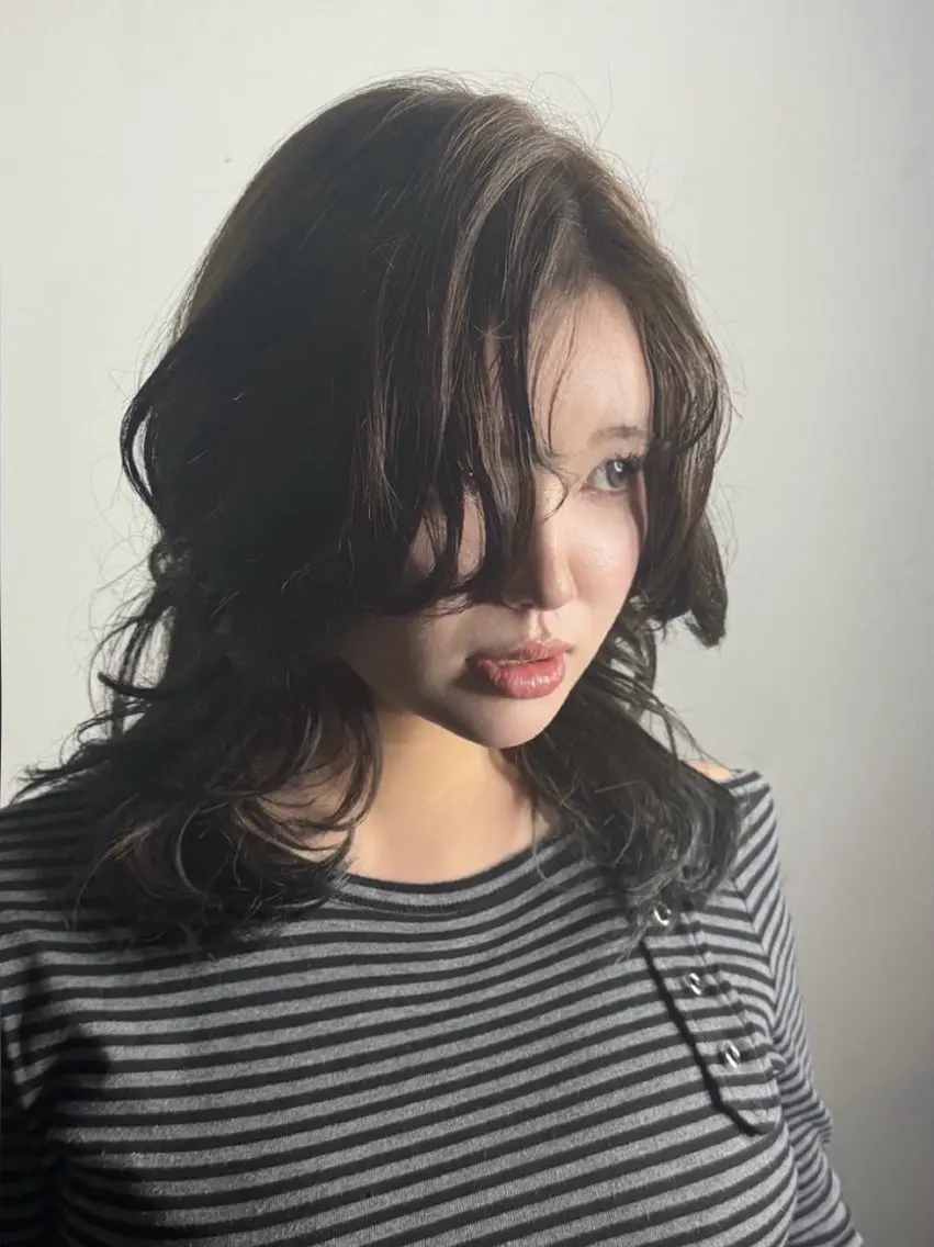 セミロング カラー 須内星良/南台 /ショート/艶カラーのヘアスタイル