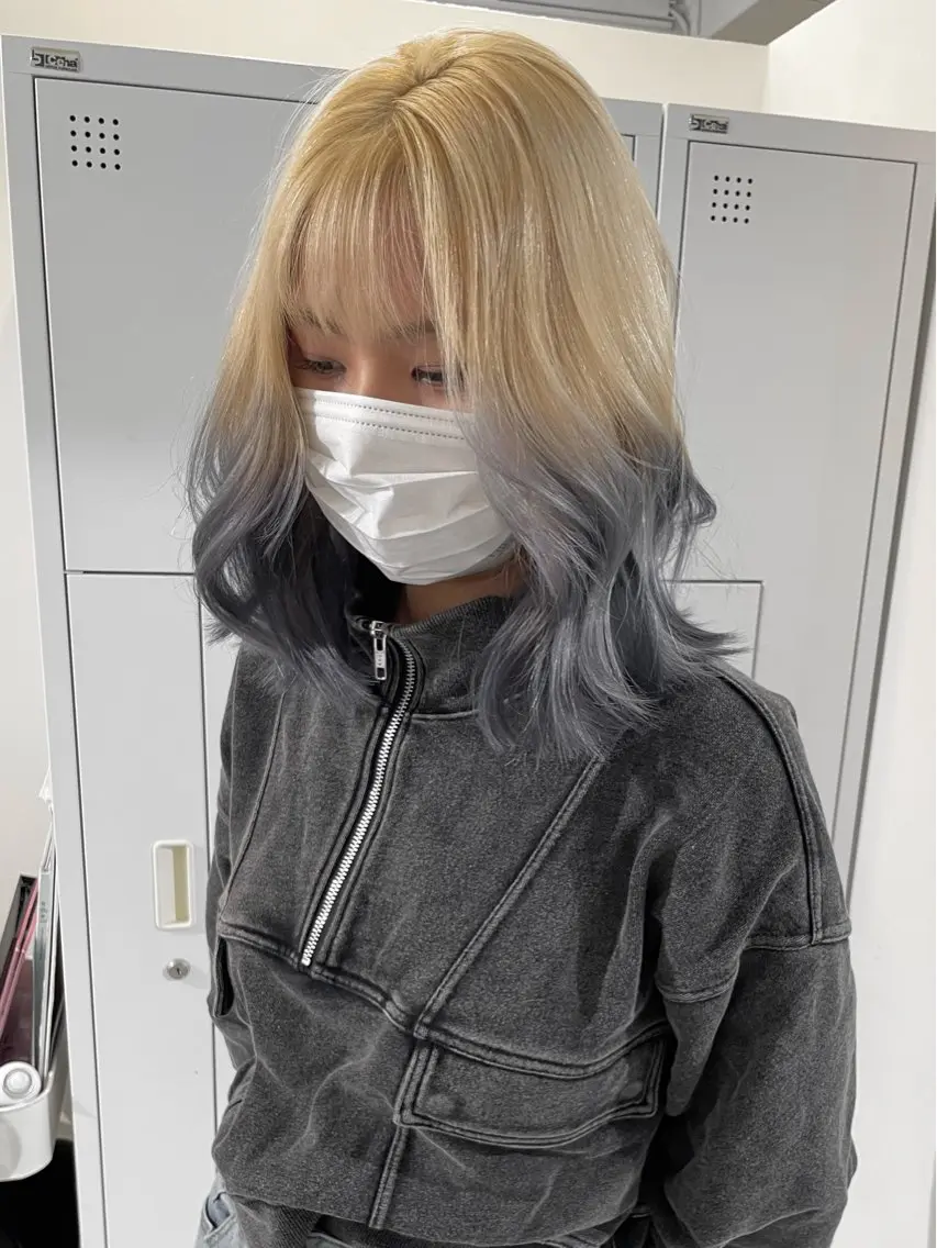 ミディアム カラー 髪のお医者さん南船場 ARCHEゆうまのヘアスタイル