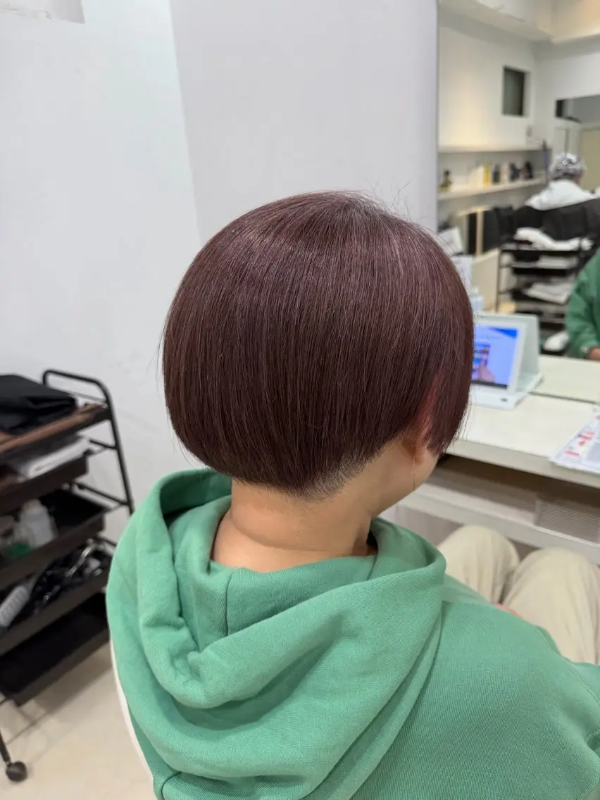 ショート カラー ヘアカラー トリートメント 🤎ベージュカラー/ 髪質改善/山岸🤎のヘアスタイル