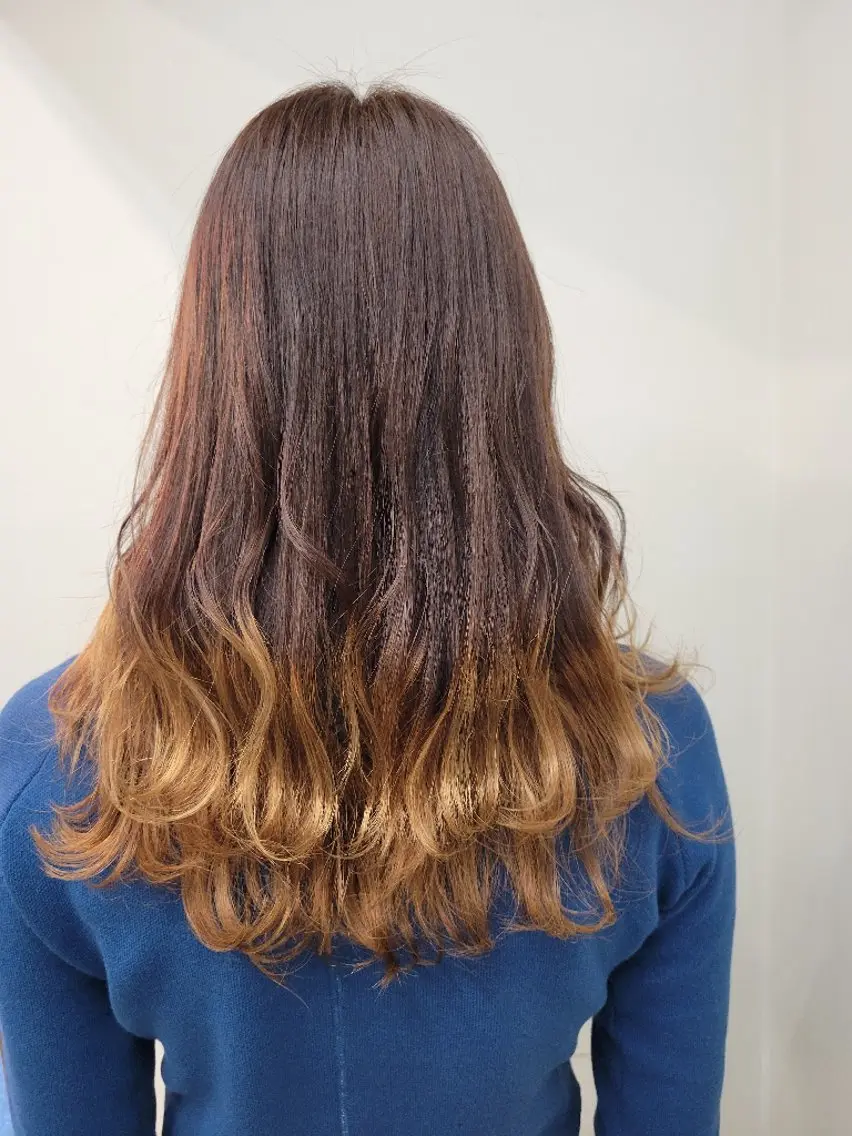 カラー ロング ダブルカラーモデル☆ SHUNYAのヘアスタイル