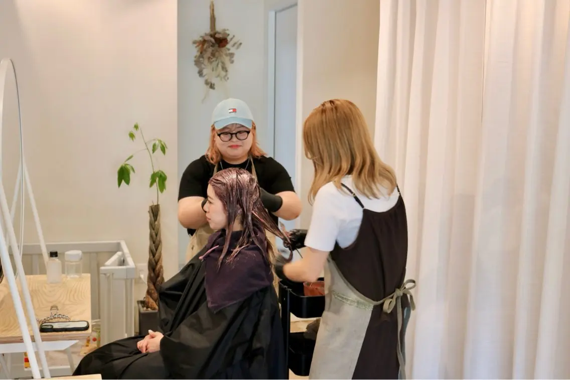 カット ヘアカラー トリートメント Time is mummyのヘアスタイル