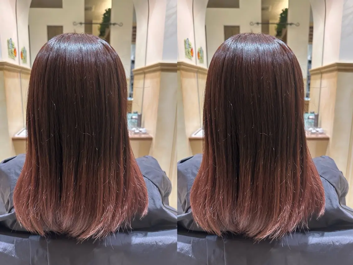 セミロング カラー Borde HAIRななみ🫟のヘアスタイル