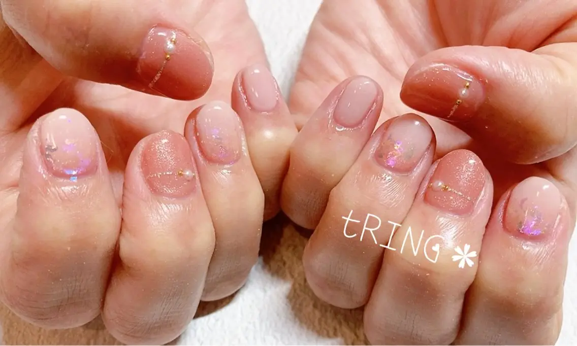 ネイル ハンドネイル tRING* しいの木台のネイルデザイン