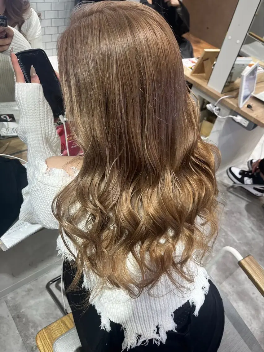 💎ブリーチ込みダブルカラー➕サラサラ3STEPトリートメント💎の写真
