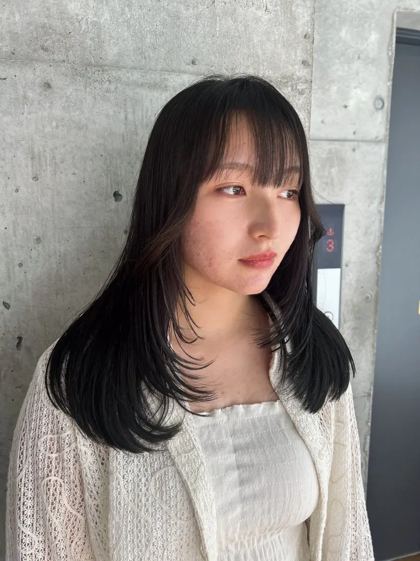 ロング カラー カット ヘアカラー トリートメント 🎨デザイン🥇 美髪・艶髪 日暮千敬のヘアスタイル