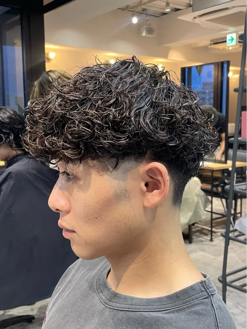 ショート パーマ スパイラルパーマ 梅田💥Cut/ Perm💥ふみのヘアスタイル