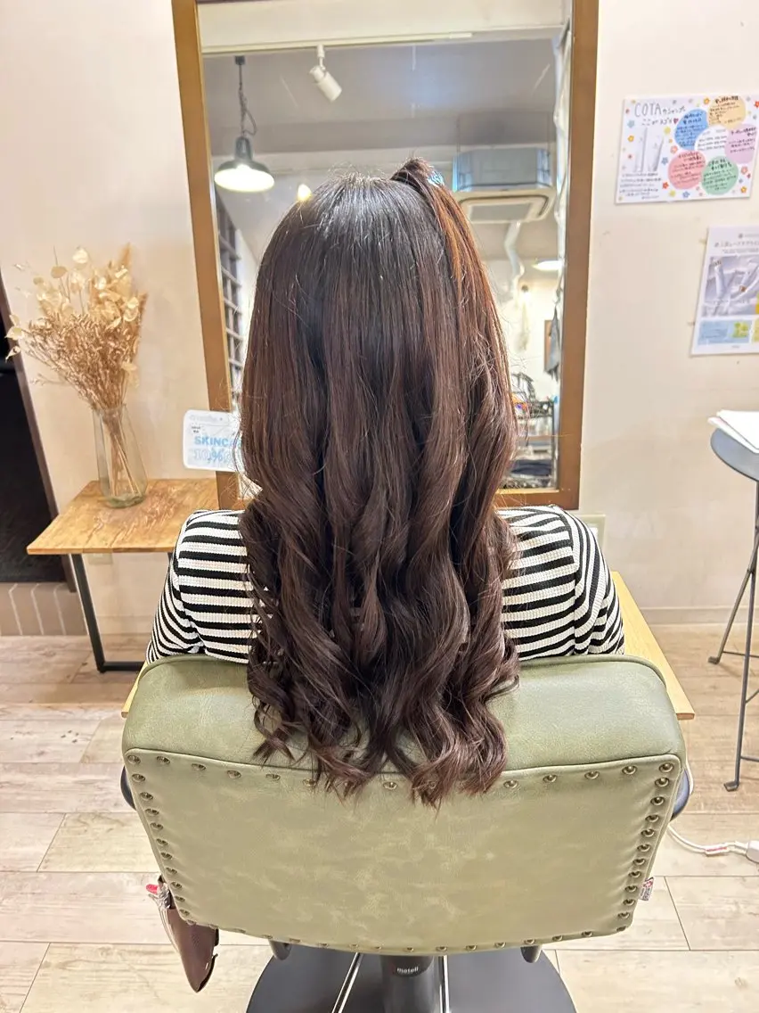 ロング reche 上之園 桃花のヘアスタイル
