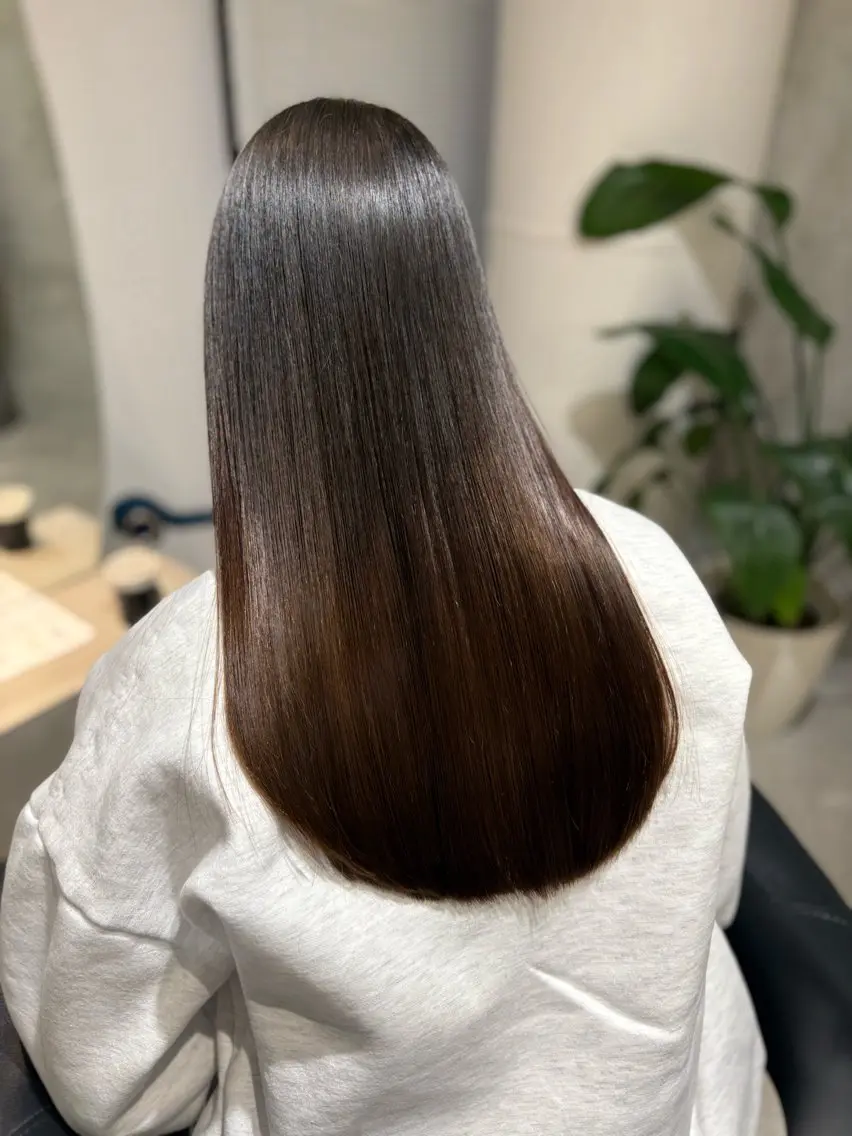 ロング カット トリートメント 🍀失敗しない 縮毛矯正熊谷竜馬🍀のヘアスタイル