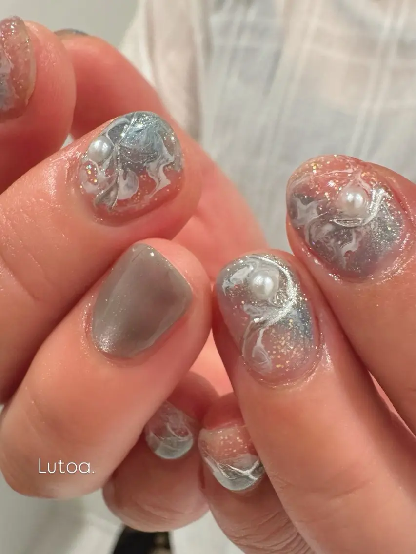 ネイル ジェルネイル パラジェル ハンドネイル Lutoa. ♡misaのネイルデザイン