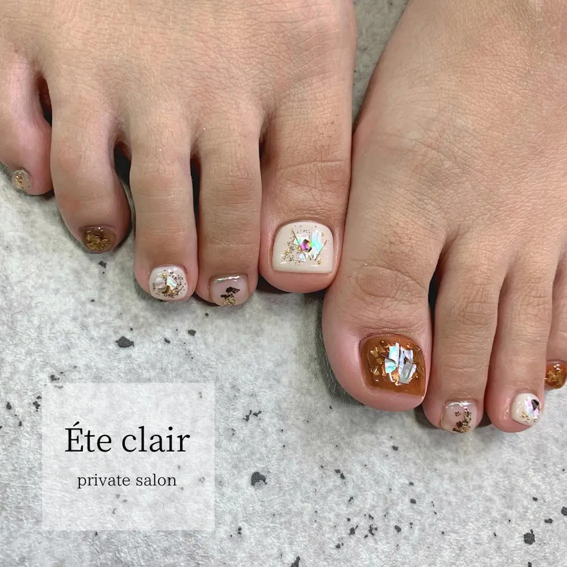 ネイル フットネイル Ète clair エテクレールのネイルデザイン