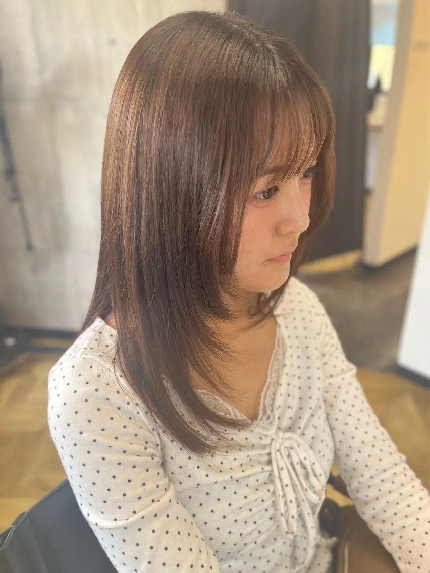 髪質改善縮毛矯正🩵＋ヘアデトックスマッサージ💆🏻‍♀️¥8000の写真