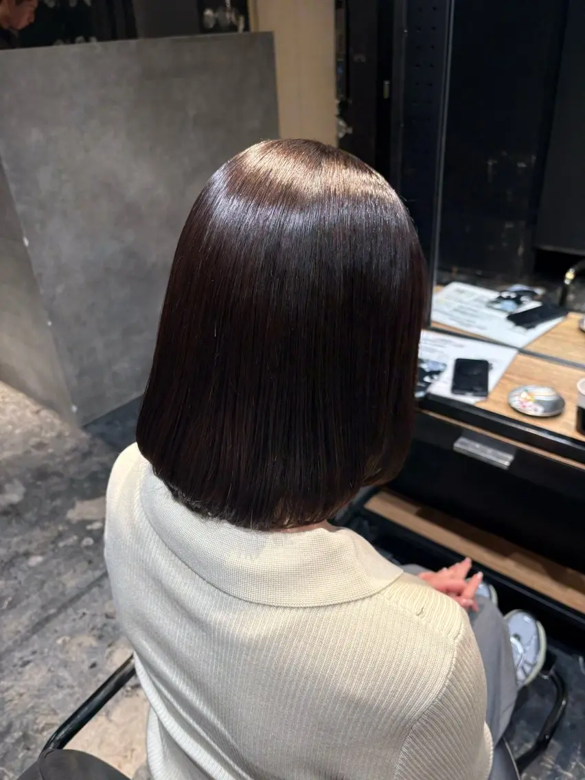 ミディアム 縮毛矯正 【✨モデル様募集✨】 MINAMIのヘアスタイル