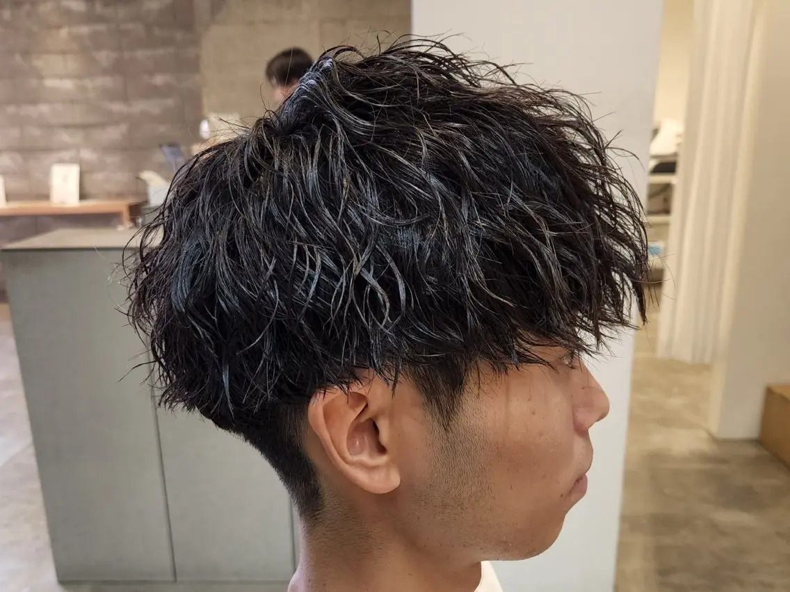 パーマ メンズ メンズ専門　太田 楽々のヘアスタイル