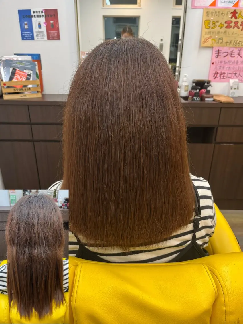 セミロング 平野区カット募集中 北羅　千笑実🫧🌿のヘアスタイル
