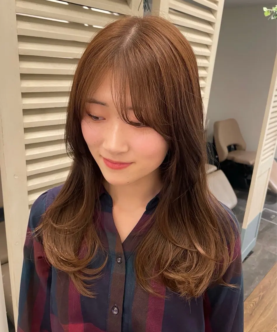 ブリーチなしWカラー+ケアトリートメントの写真