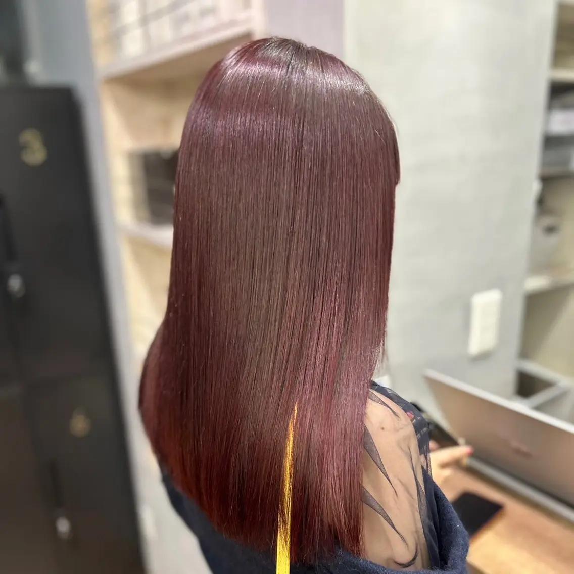 ロング カラー カット ヘアカラー トリートメント 🎀ときの/髪質改善 透けッ暖色カラー🪞のヘアスタイル