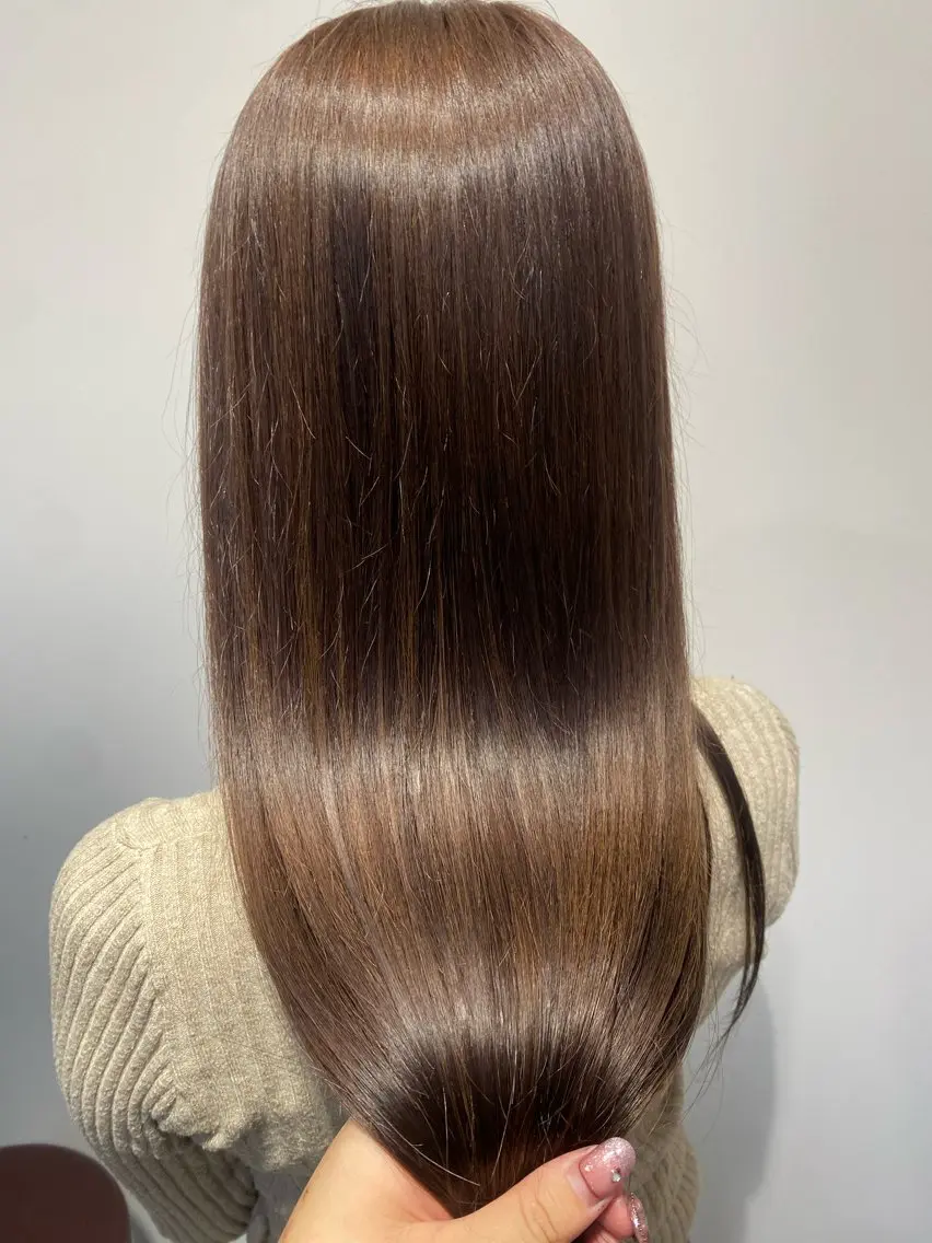 ロング カラー カット ヘアカラー トリートメント 🫧るみ/髪質改善/ 透明感カラー🫧のヘアスタイル