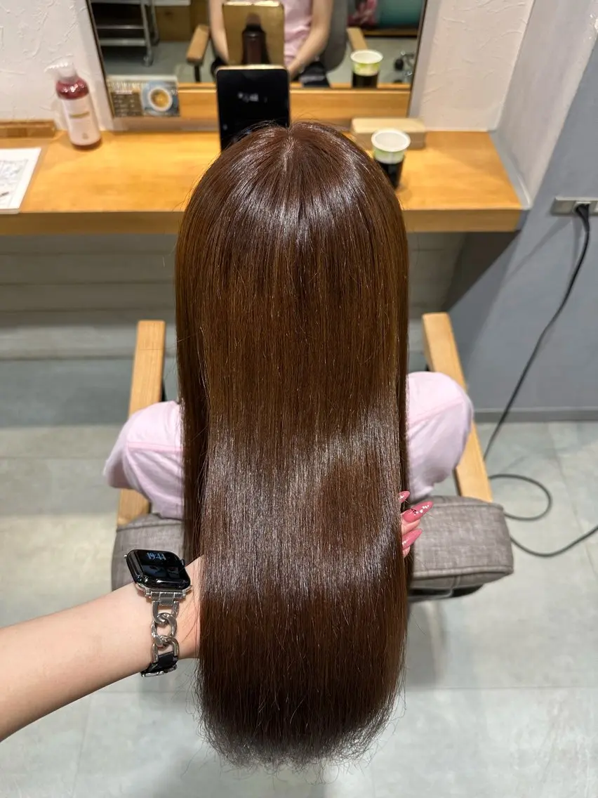 ロング ヘアカラー riko🎀 natural所沢店のヘアスタイル