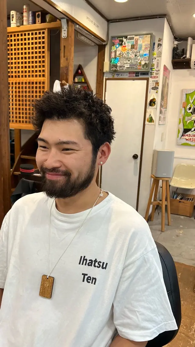 パーマ メンズ メンズパーマ カット パーマ 古家 孝一のヘアスタイル