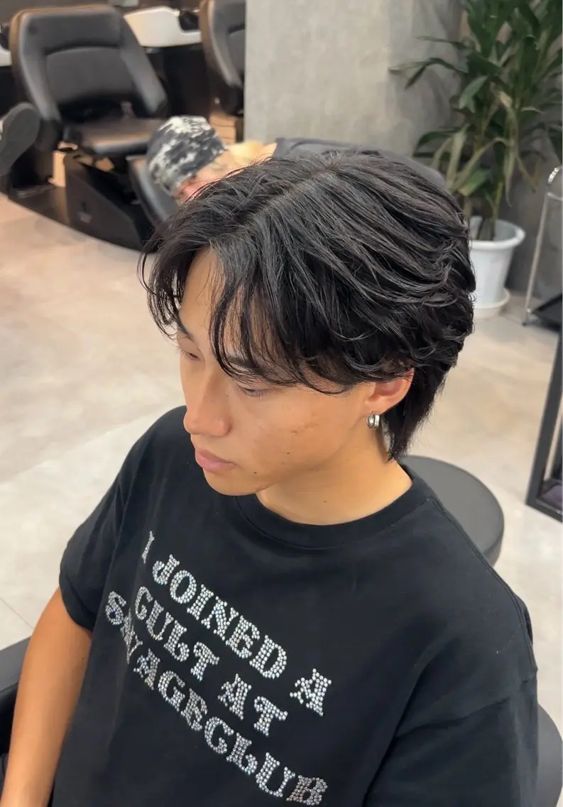パーマ メンズ カット パーマ 【札幌メンズ特化】 つばさ🔥のヘアスタイル