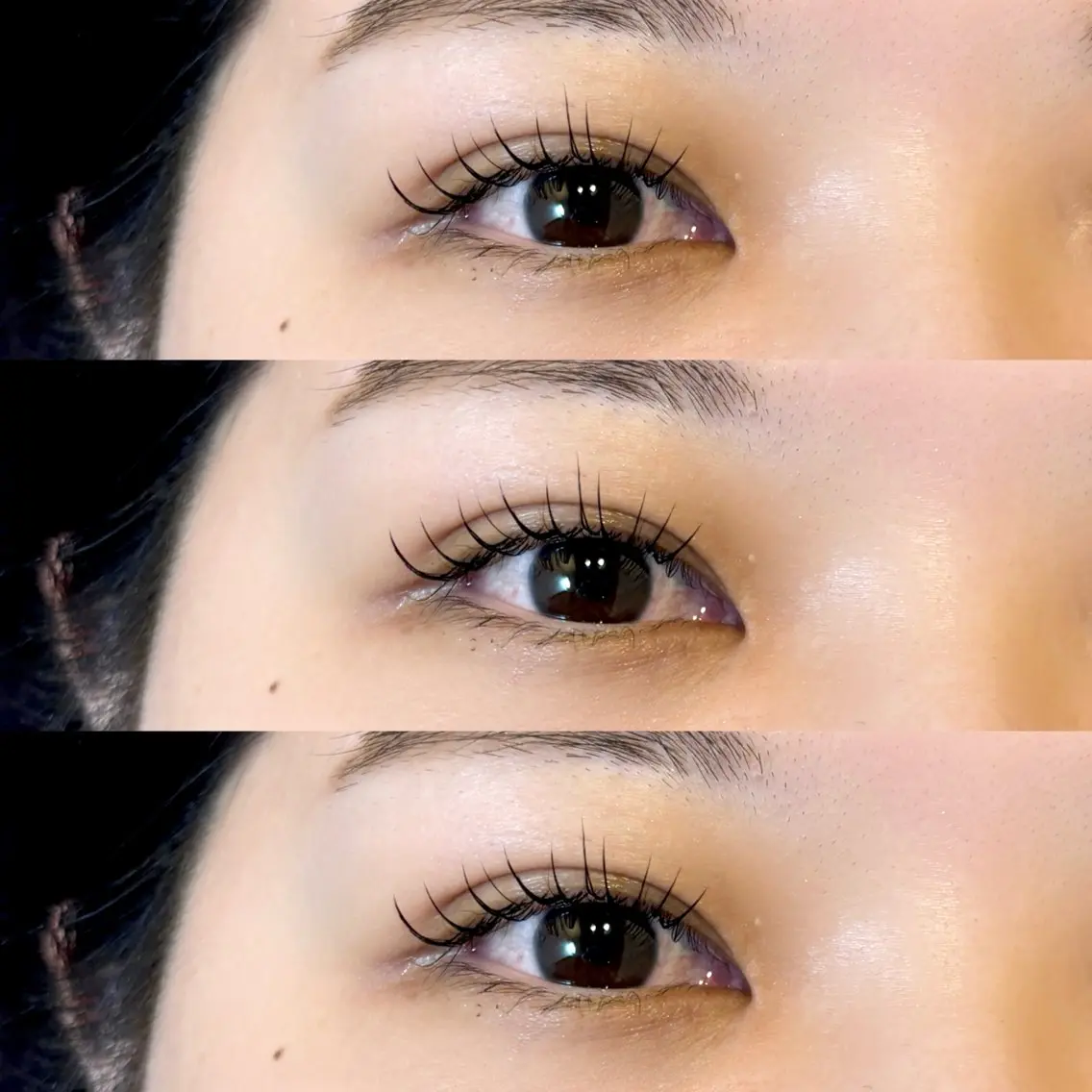 マツエク・マツパ ナチュラル パリジェンヌラッシュリフト まつげパーマ 一重×まつ毛パーマ 表参道eyelist KONOMIのマツエク・マツパデザイン