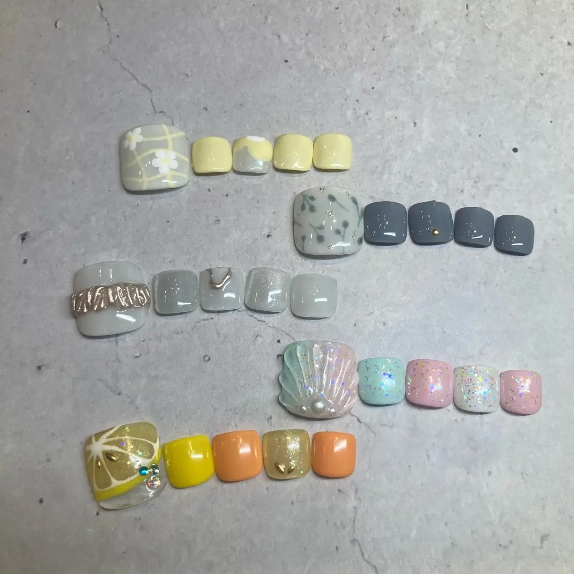 ネイル フットネイル CHAFF 水口のネイルデザイン
