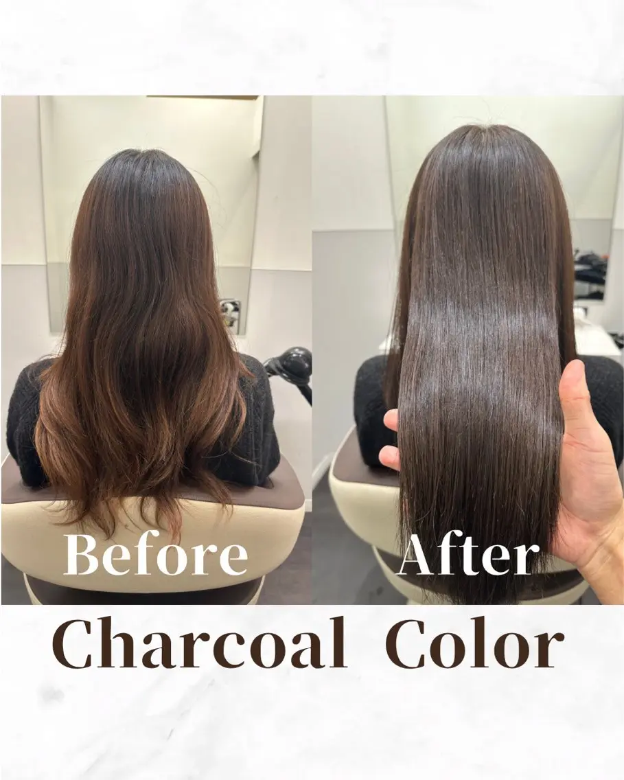 ロング カラー ブラウンカラー ケアカラー トリートメント カット ヘアカラー トリートメント 【美髪矯正 /髪質改善】RINのヘアスタイル