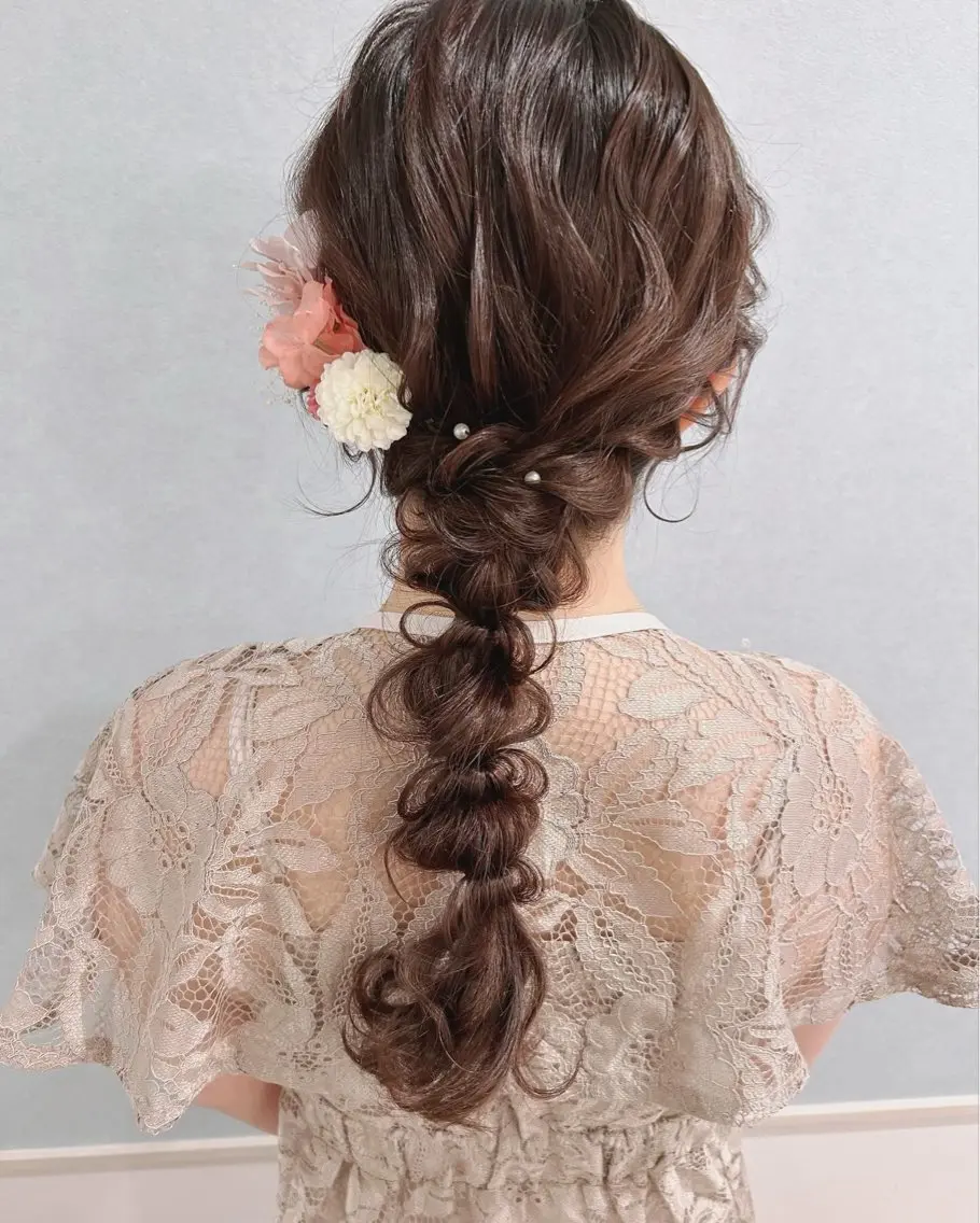 ロング ヘアアレンジ 大阪/ヘアアレンジ /似合わせset💐のヘアスタイル