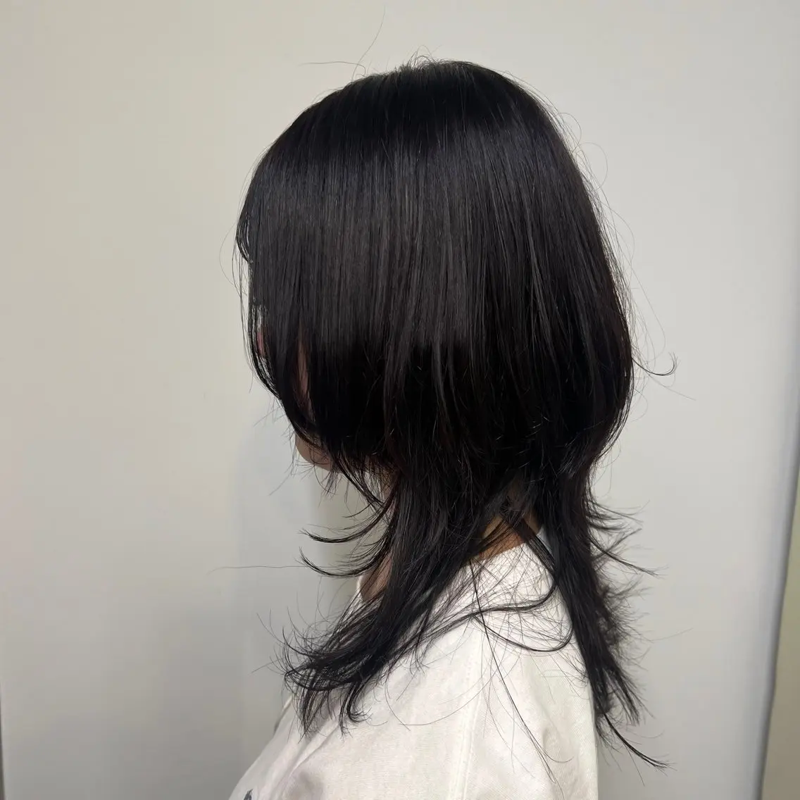 ミディアム カラー ウルフカット カット ヘアカラー 土田かほ/本日🈳 透明感カラー🍃のヘアスタイル